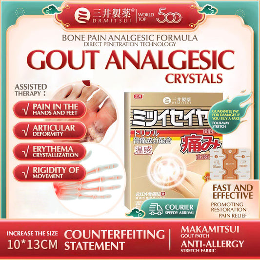 【Mitsui Pharma official】**Pain Relief Gout Patch – Fast-Acting, Targeted Relief for Joint Discomfort and Swelling**